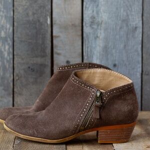 Lucky Brand suede leather booties, size 6.5